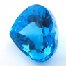 Ярко-синий топаз формы сердце, вес 52.2 карат, размер 22.2х21.7мм (swiss0040)