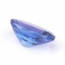 Фиолетово-синий танзанит овал, вес 1.3 карат, размер 8.1х6.1мм (tanz0140)