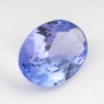 Фиолетово-синий танзанит овал, вес 1.1 карат, размер 8.2х6мм (tanz0157)