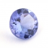 Фиолетово-синий танзанит круг, вес 0.77 карат, размер 6х6мм (tanz0229)