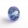 Фиолетово-синий танзанит круг, вес 0.88 карат, размер 5.6х5.6мм (tanz0270)