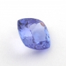 Фиолетово-синий танзанит антик, вес 1.5 карат, размер 7.5х7.3мм (tanz0291)