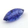 Яркий фиолетово-синий танзанит маркиз, вес 2.61 карат, размер 14.2х6.3мм (tanz0306)