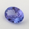 Фиолетово-синий танзанит овал, вес 0.91 карат, размер 7.5х5.7мм (tanz0329)