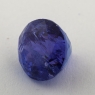 Яркий фиолетово-синий танзанит круг, вес 4 карат, размер 9х9мм (tanz0339)