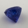 Яркий фиолетово-синий танзанит круг, вес 4 карат, размер 9х9мм (tanz0339)