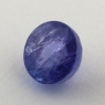 Яркий фиолетово-синий танзанит круг, вес 1.72 карат, размер 6.7х6.7мм (tanz0347)