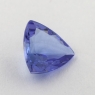 Фиолетово-синий танзанит триллион, вес 0.86 карат, размер 6.6х6.5мм (tanz0368)