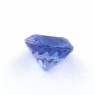 Фиолетово-синий танзанит круг, вес 0.89 карат, размер 5.7х5.7мм (tanz0398)
