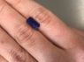 Яркий фиолетово-синий танзанит октагон, вес 2.72 карат, размер 10.5х5.6мм (tanz0403)