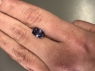 Фиолетово-синий танзанит антик, вес 2.27 карат, размер 9.8х6.3мм (tanz0412)