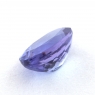 Фиолетово-синий танзанит овал, вес 0.85 карат, размер 6.9х5мм (tanz0415)