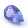 Яркий фиолетово-синий танзанит груша, вес 1.08 карат, размер 8.7х5.6мм (tanz0428)