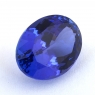 Яркий фиолетово-синий танзанит овал, вес 13.5 карат, размер 16.5х12.5мм (tanz0435)