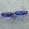Пара светлых фиолетово-синих танзанитов формы овал общим весом 5.34 карат, размер 10х8мм (tanz0455)