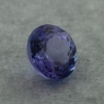 Фиолетово-синий танзанит круг, вес 1.27 карат, размер 6.4х6.3мм (tanz0468)