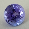 Фиолетово-синий танзанит формы круг, вес 5.28 карат, размер 10.2х10.1мм (tanz0492)