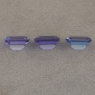 Комплект фиолетово-синих танзанитов точной огранки формы октагон, общий вес 4.91 кт, размер 8х5.9x4.3 мм (tanz0558)