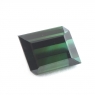 Тёмно-зелёный турмалин верделит параллелограмм вес 4.09 карат, размер 8.7х7.4мм (turm0129)