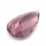 Сливово-розовый турмалин сибирит груша вес 9.99 карат, размер 19.3х11.7мм (turm0248)