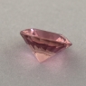 Розовый турмалин отличной российской огранки формы круг, вес 1.02 карат, размер 6.9х6.9мм (turm0452)