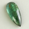 Зелёный турмалин кабошон груша, вес 4.87 кт, размер 18.5х8.1х4 мм (turm0542)