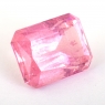 Светло-розовый забайкальский турмалин формы октагон, вес 12.63 карат, размер 15х11.7мм (turm0603)