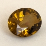 Желто-зелёный турмалин формы овал, вес 3.53 кт, размер 11.5х9.2х5.5 мм (turm0622)