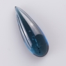 Темно-синий турмалин индиголит кабошон груша, вес 3.25 карат, размер 17.5х6.4мм (turm0706)
