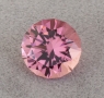 Розовый турмалин рубеллит отличной российской огранки формы круг, вес 3.43 карат, размер 9.8х9.8мм (turm0741)