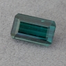 Сине-зелёный турмалин индиголит формы октагон, вес 3 карат, размер 10.3х6.3мм (turm0761)