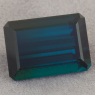 Тёмный сине-зелёный турмалин индиголит точной огранки формы октагон, вес 17.47 кт, размер 16.82х12.04x9.7 мм (turm0854)
