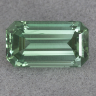 Светло-зелёный турмалин точной огранки формы октагон, вес 2.74 кт, размер 10.9х6.1x4.8 мм (turm0864)