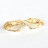 Пара золотистых цирконов формы груша, общий вес 2.82 карат, размер 7.2х5.3мм (zircon0190)