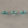 Комплект голубых цирконов точной огранки формы круг, общий вес 3.7 кт, размер 6.1х6.1x3.9 мм (zircon0251)