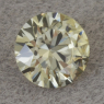 Золотистый циркон точной огранки формы круг, вес 0.89 кт, размер 5.57х5.57x3.5 мм (zircon0253)
