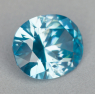 Голубой циркон точной огранки формы овал, вес 2.99 кт, размер 9.07х7.6x4.9 мм (zircon0283)